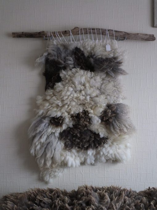 Multi fleece wall art piece