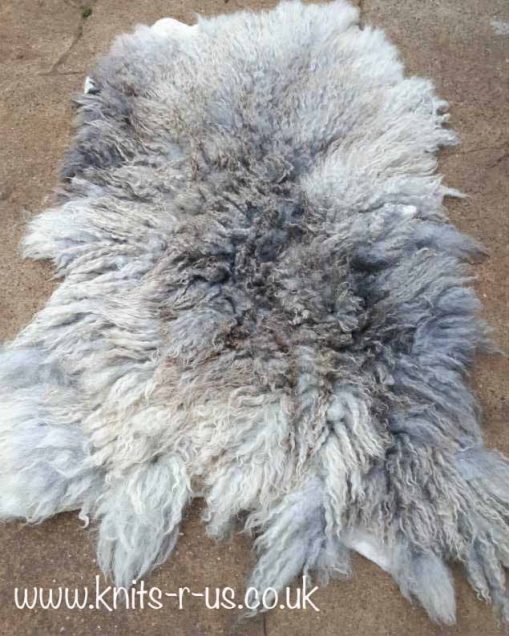 Wet felted fleece rug