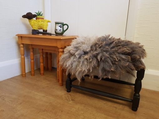 Variety sheep Fleece Foot Stool