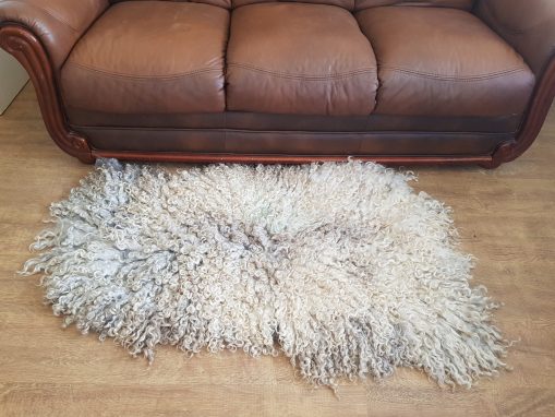 large lincoln longwool sheep fleece throw