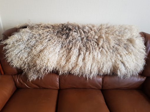 2nd large lincoln longwool sheep fleece rug throw