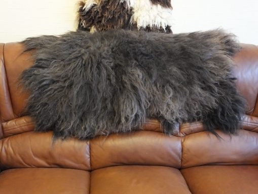 black grey hebridean rug