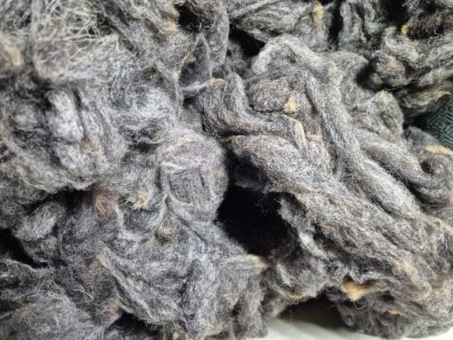 Slate grey cheviot fleece