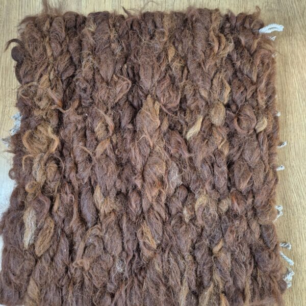 rich brown alpaca seat pad